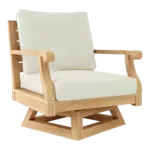 Anderson Teak - Riviera Swivel Armchair + Cushion