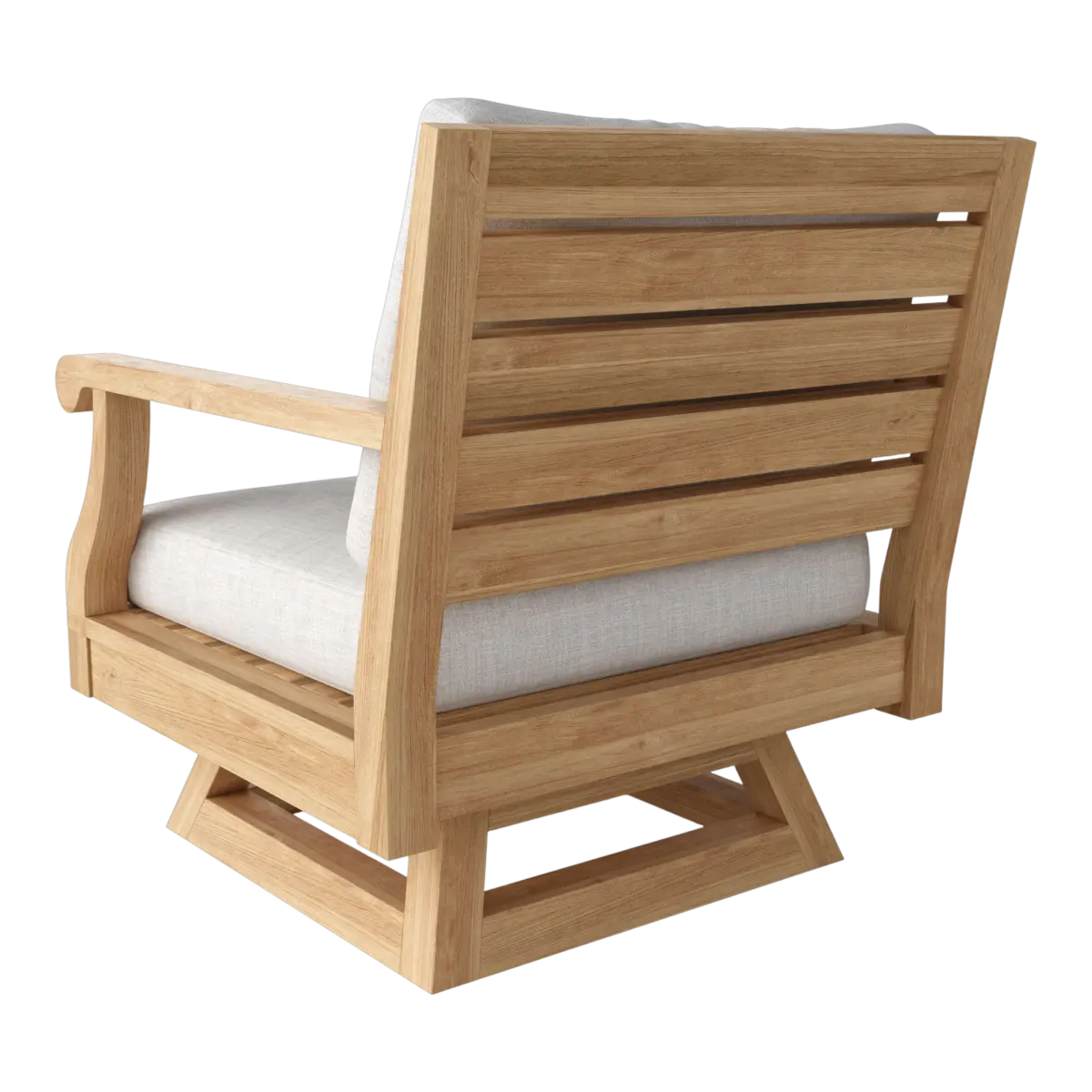 Anderson Teak - Riviera Swivel Armchair + Cushion - Image 2
