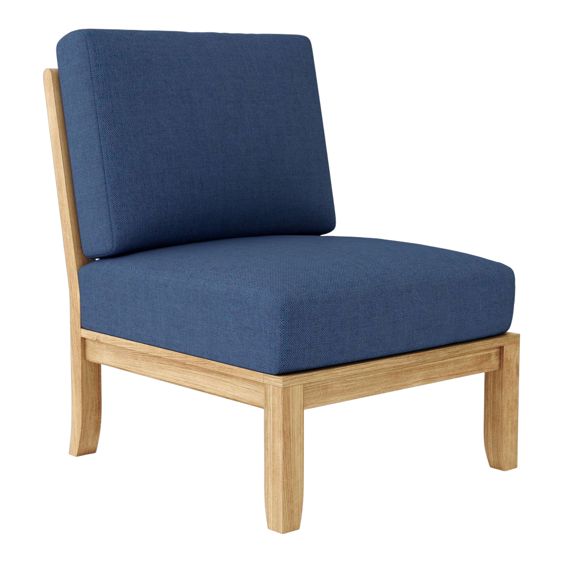 DS-701-CANVAS-NAVY Anderson Teak - Natsepa Center Modular Deep Seating - Image 4