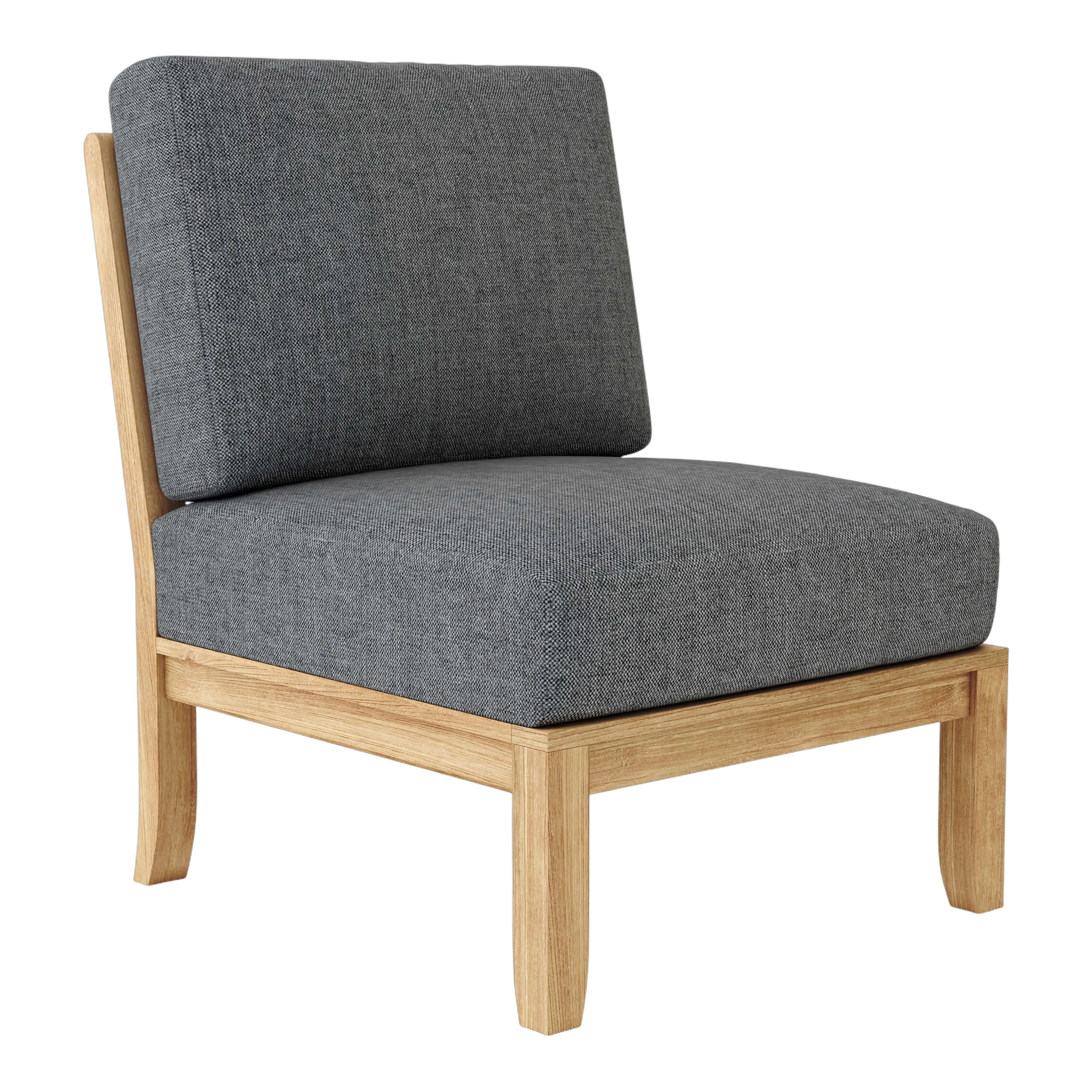 DS-701-CAST-CHARCOAL Anderson Teak - Natsepa Center Modular Deep Seating - Image 6