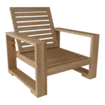 Anderson Teak - Capistrano Deep Seating Armchair - Image 2