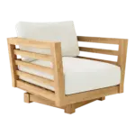 Anderson Teak - Cordoba Deep Seating Swivel Armchair - Image 6