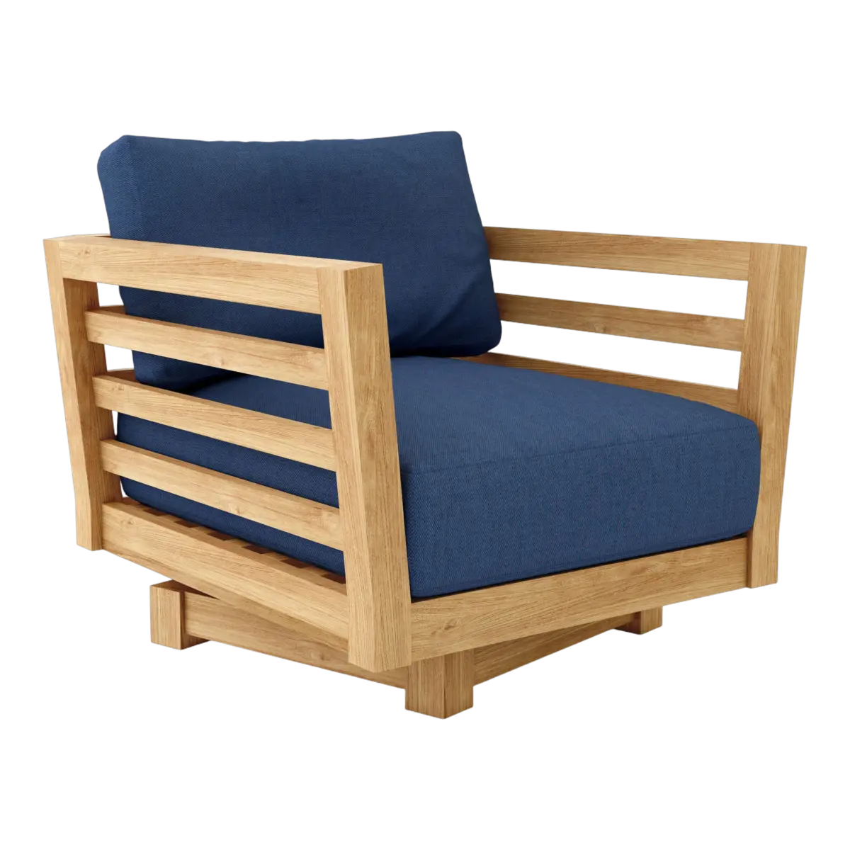 Anderson Teak - Cordoba Deep Seating Swivel Armchair - Image 7