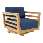Anderson Teak - Cordoba Deep Seating Swivel Armchair - Image 7