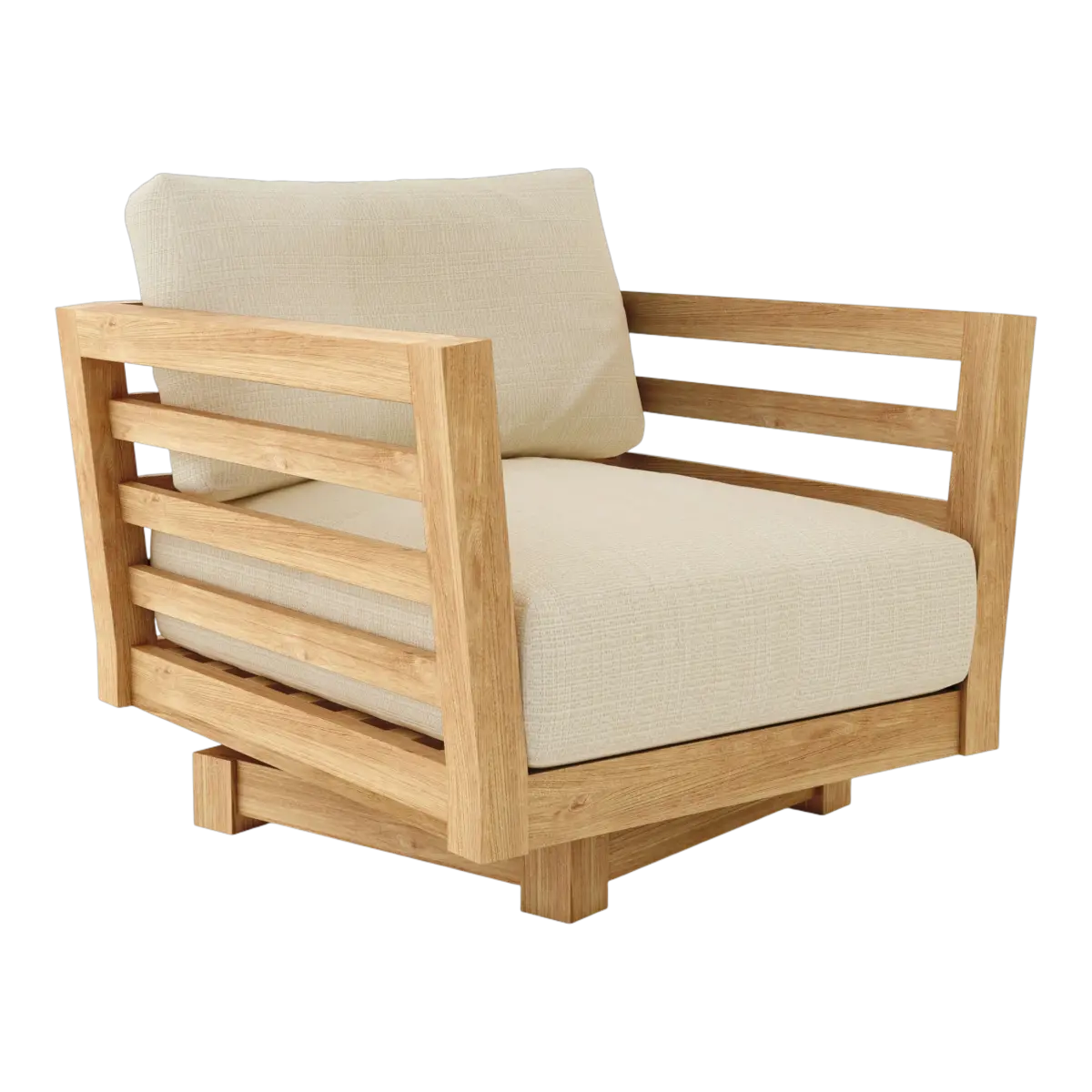 Anderson Teak - Cordoba Deep Seating Swivel Armchair - Image 10