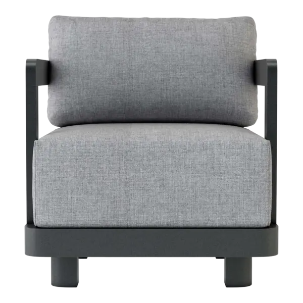 Anderson Teak - Granada Deep Seating Aluminum Armchair