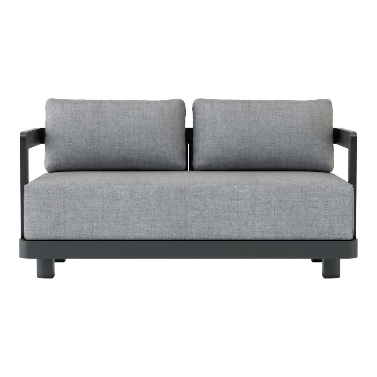 Anderson Teak - Granada Deep Seating Aluminum Loveseat - Image 2