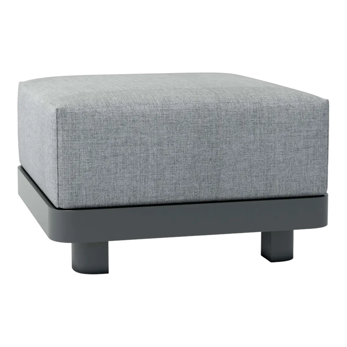 Anderson Teak - Granada Deep Seating Aluminum Ottoman - Image 1