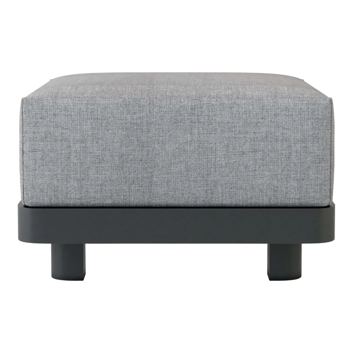 Anderson Teak - Granada Deep Seating Aluminum Ottoman - Image 2