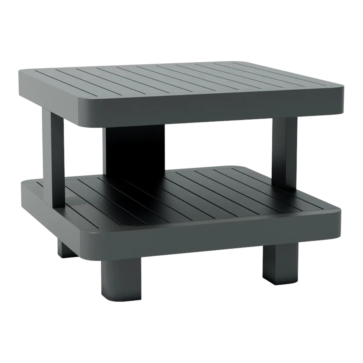Anderson Teak - Granada Aluminum Side Table - Image 1