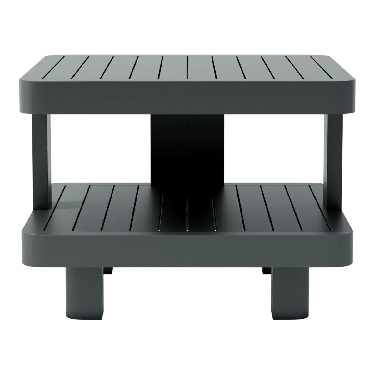 Anderson Teak - Granada Aluminum Side Table - Image 2