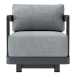 Anderson Teak - Granada Deep Seating Aluminum Swivel Armchair
