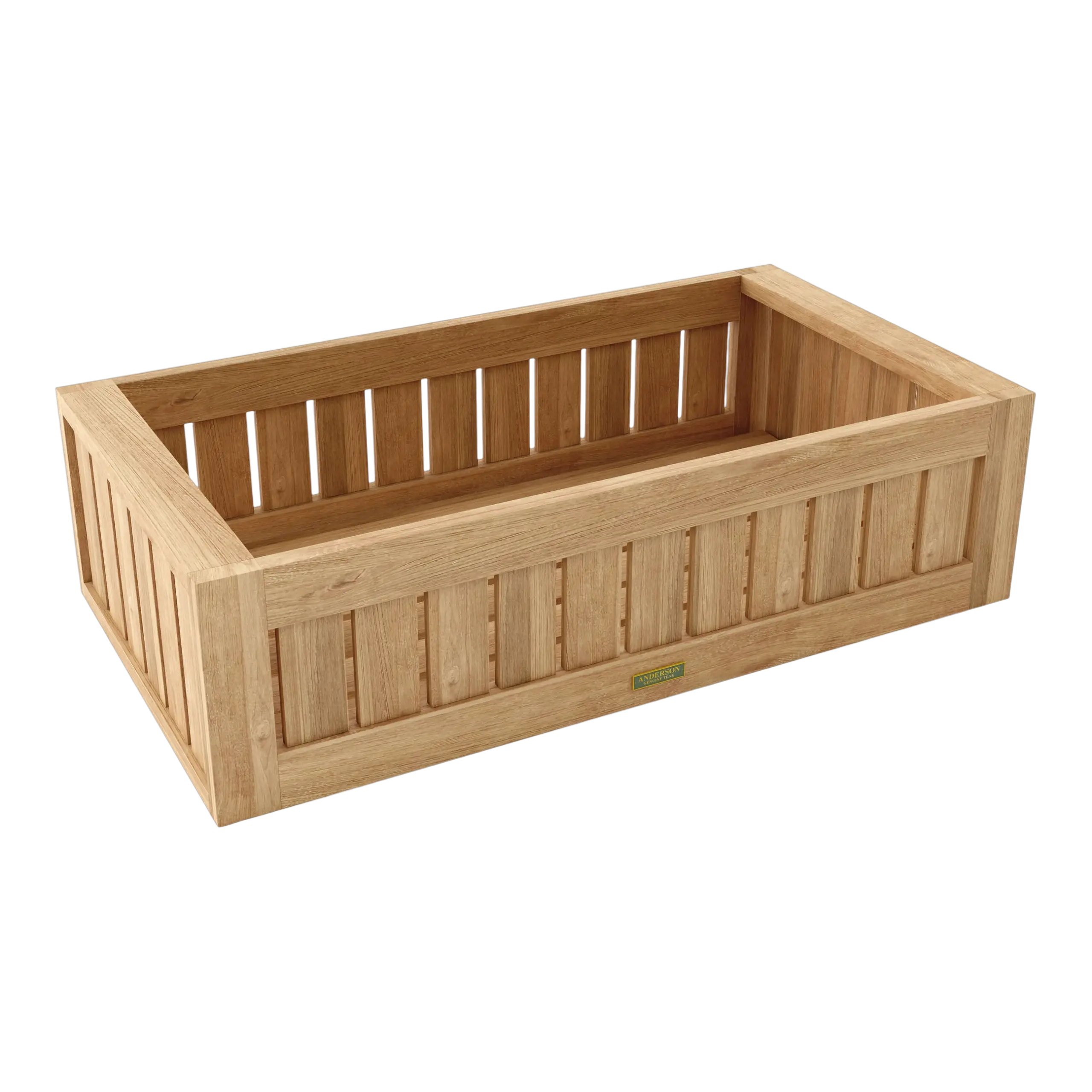 PL-808S.01_Circular_Modular_Straight_Planter_1 Anderson Teak - Straight Modular Planter - Image 2