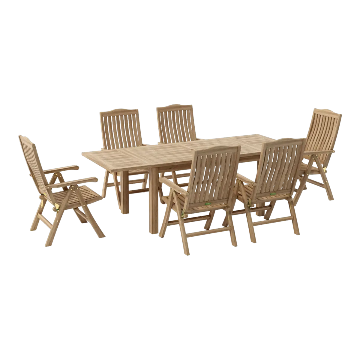 Anderson Teak - Bahama Katana 7-Pieces Dining Set - Image 2