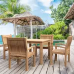 Anderson Teak - Bahama Sahara 5-Pieces Bistro Table