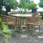Anderson Teak - Tosca 5-Pieces Dining Table Set - Image 2