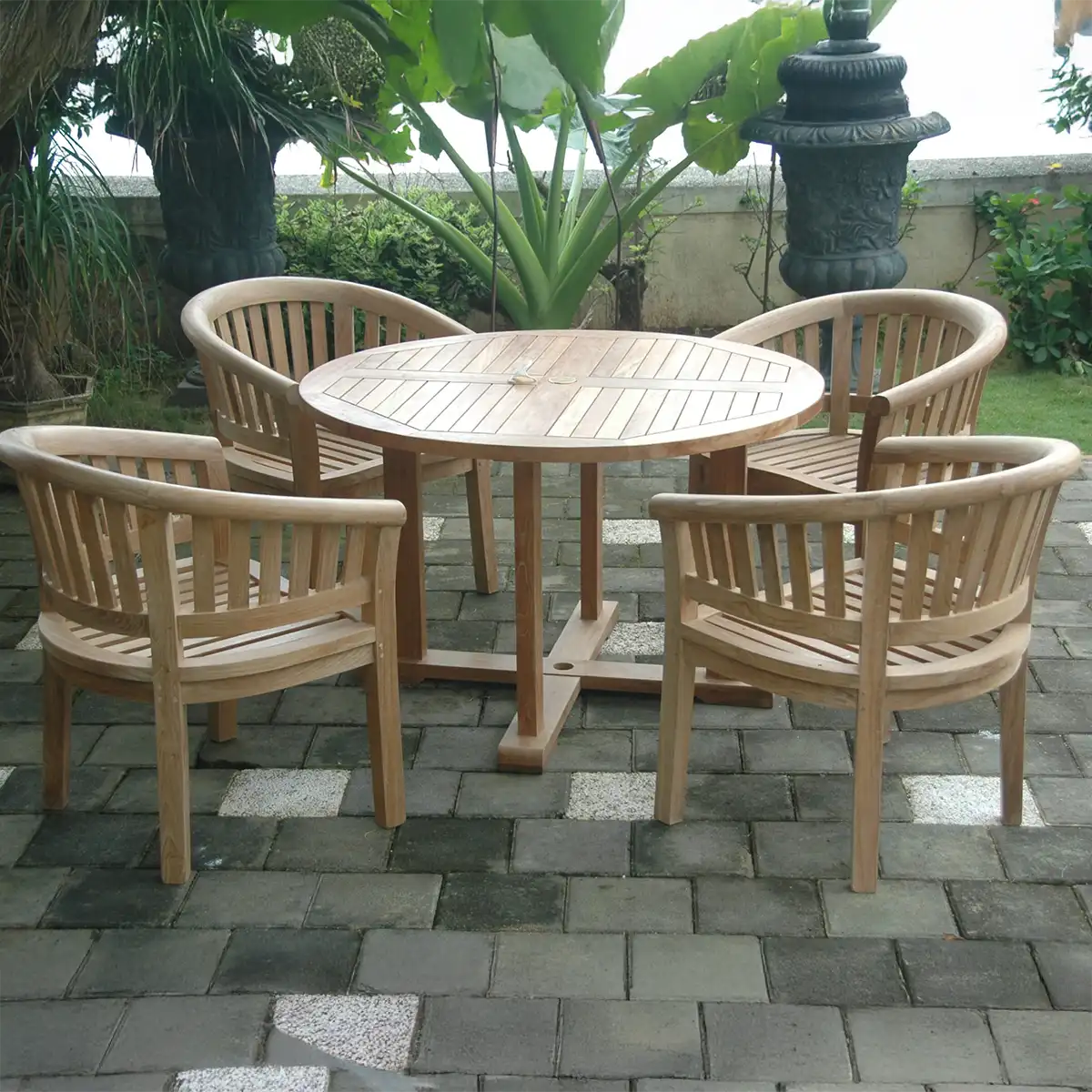 SET-03.3 Anderson Teak - Tosca 5-Pieces Dining Table Set - Image 1