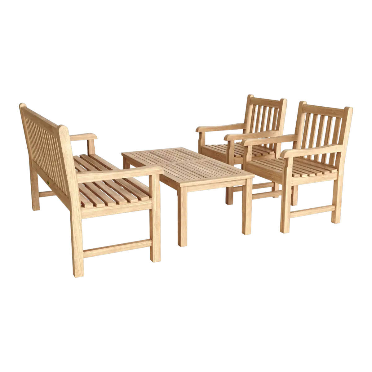 Anderson Teak - Classic 3-Seater 4-Pieces Conversation Set - Image 4
