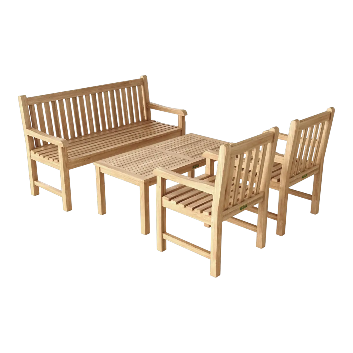 Anderson Teak - Classic 3-Seater 4-Pieces Conversation Set - Image 3
