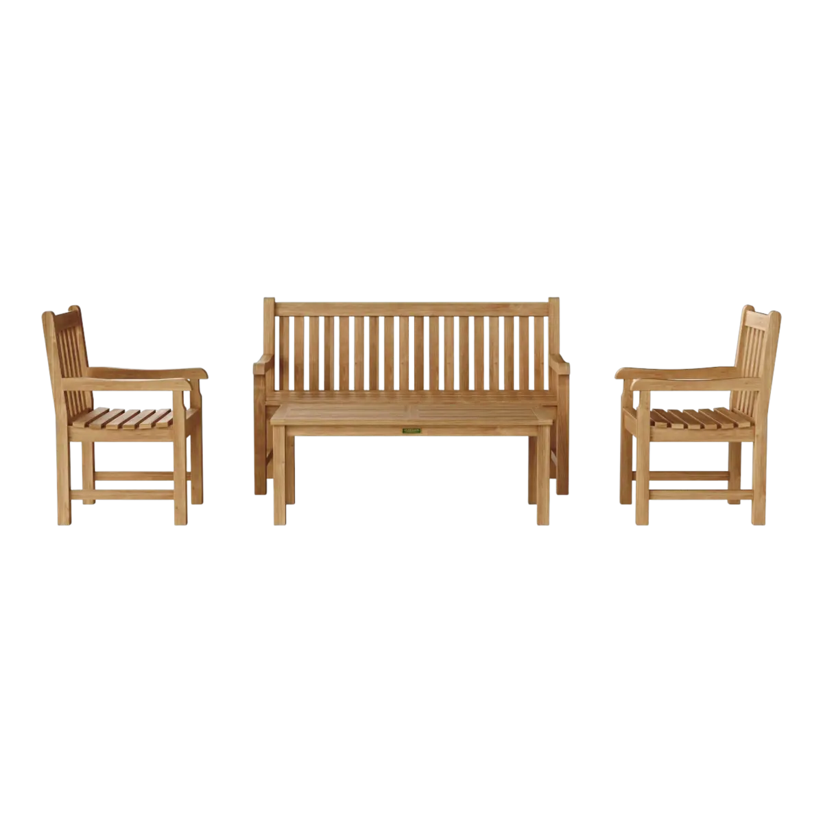 Anderson Teak - Classic 3-Seater 4-Pieces Conversation Set - Image 2