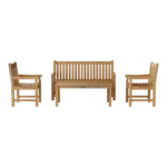 Anderson Teak - Classic 3-Seater 4-Pieces Conversation Set - Image 2