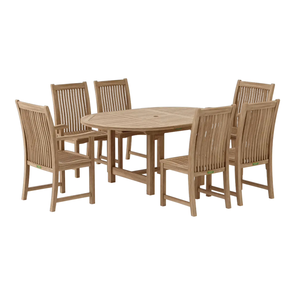 Anderson Teak - Bahama Chicago 7-Pieces Dining Chair C - Image 2