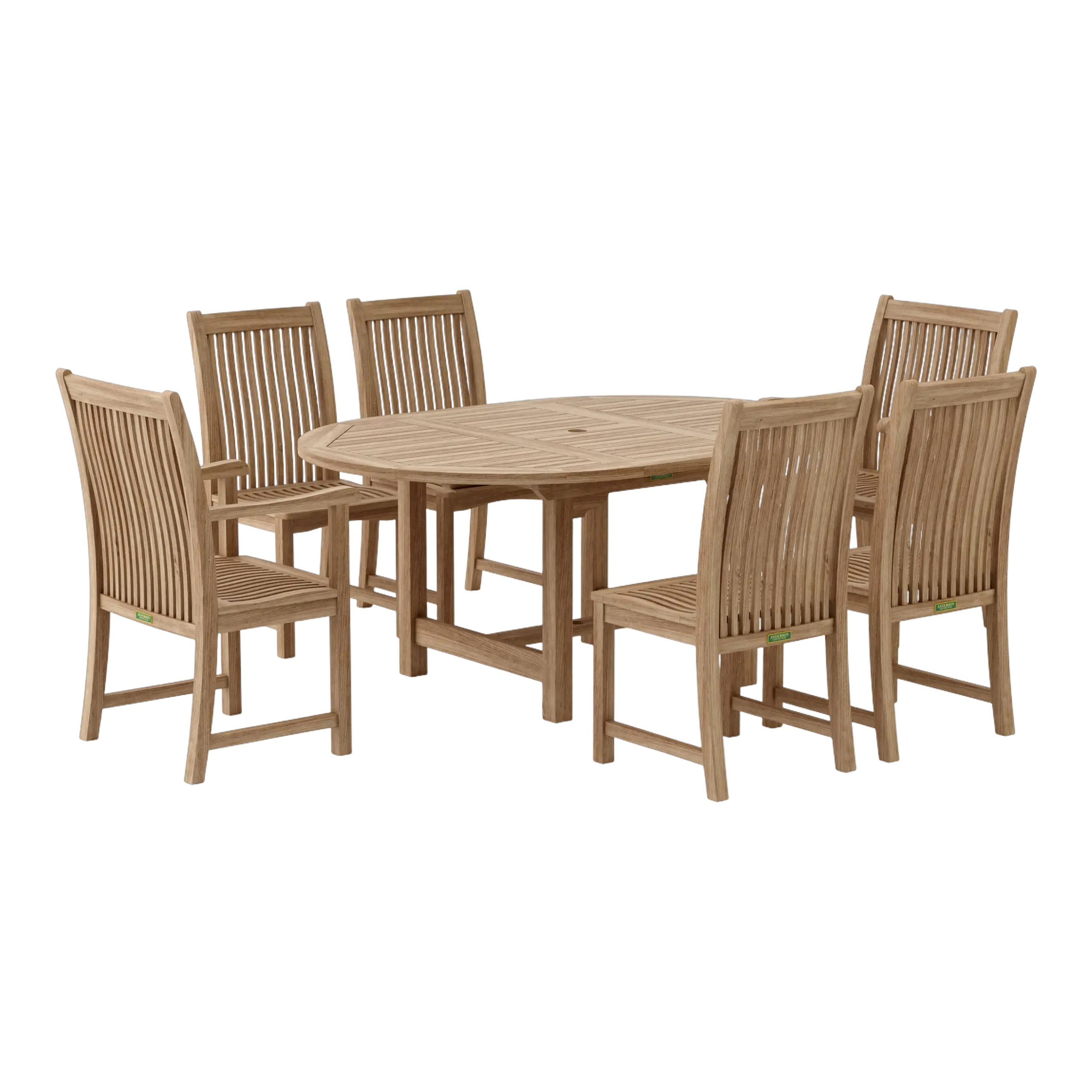 SET-07_rev01_white-studio.01 Anderson Teak - Bahama Chicago 7-Pieces Dining Chair C - Image 2