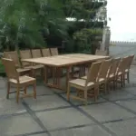 Anderson Teak - Sahara Rialto 13-Pieces Rectangular Dining Set - Image 3