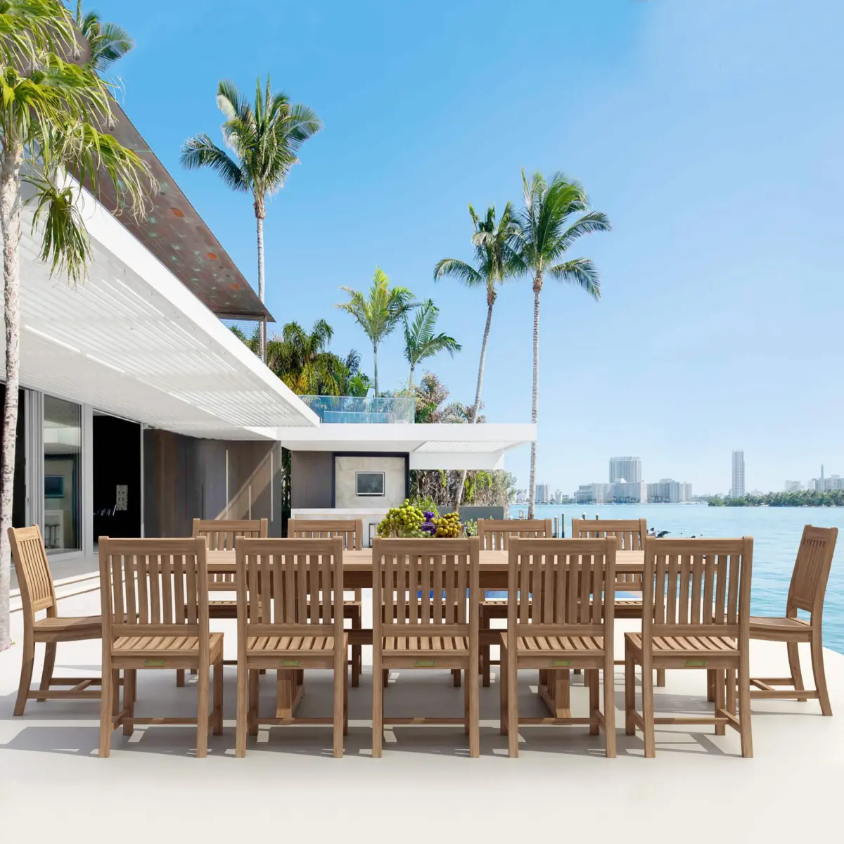 Anderson Teak - Sahara Rialto 13-Pieces Rectangular Dining Set - Image 1