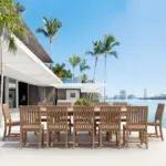 Anderson Teak - Sahara Rialto 13-Pieces Rectangular Dining Set