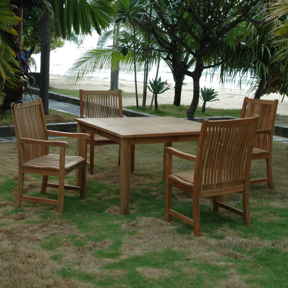 Anderson Teak - Windsor Chicago 5-Pieces Dining Table Set - Image 4