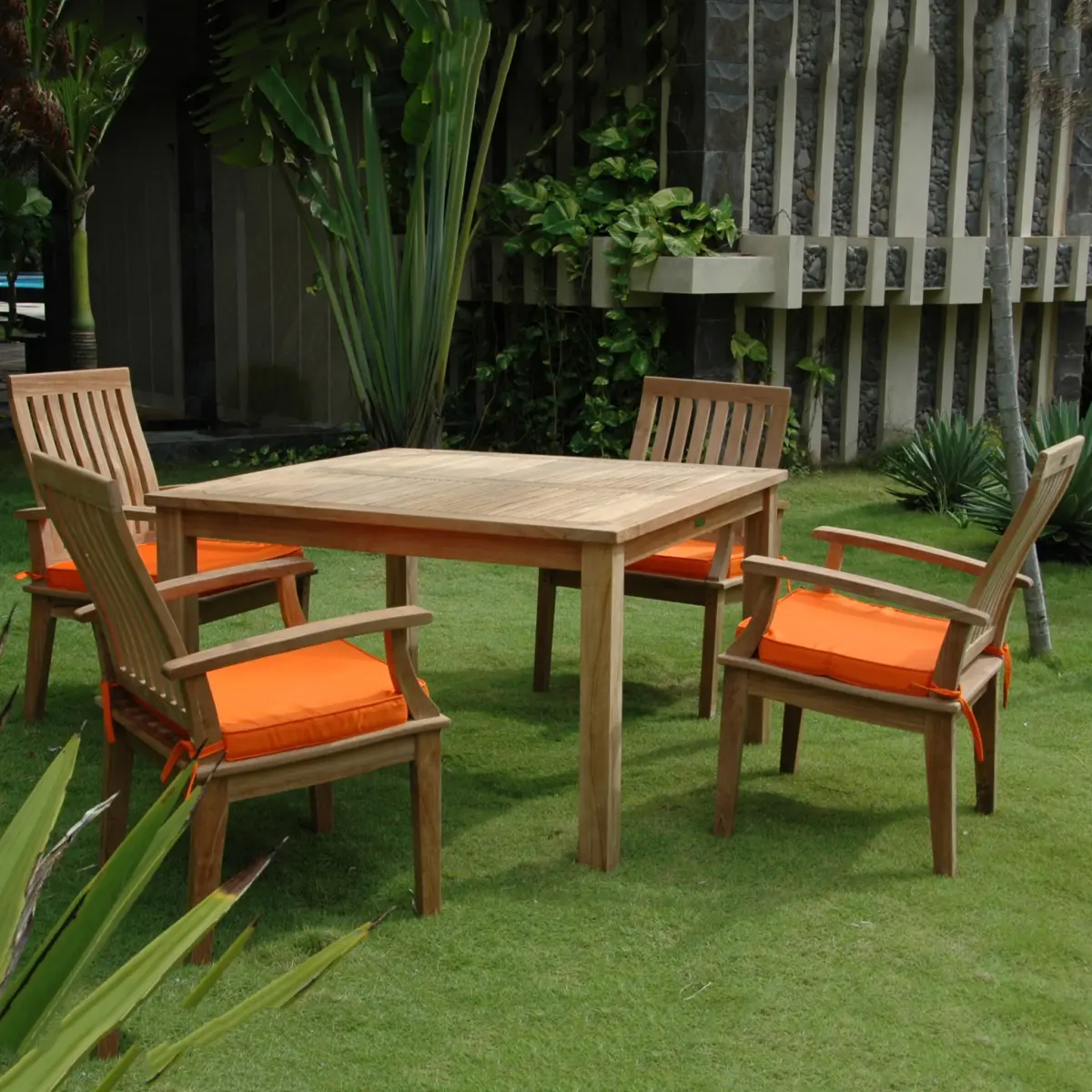 Anderson Teak - Windsor Brianna 5-Pieces Dining Table Set - Image 1