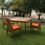 Anderson Teak - Windsor Brianna 5-Pieces Dining Table Set - Image 7