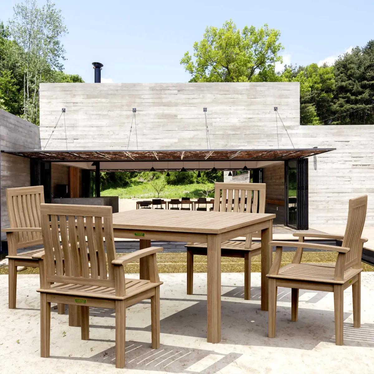 Anderson Teak - Windsor Brianna 5-Pieces Dining Table Set - Image 4