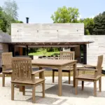 Anderson Teak - Windsor Brianna 5-Pieces Dining Table Set - Image 4