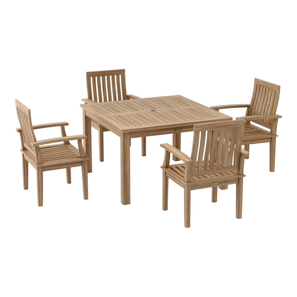 Anderson Teak - Windsor Brianna 5-Pieces Dining Table Set - Image 3
