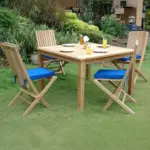 Anderson Teak - Windsor Comfort Chair 7-Pieces Folding Dining Set - Image 3