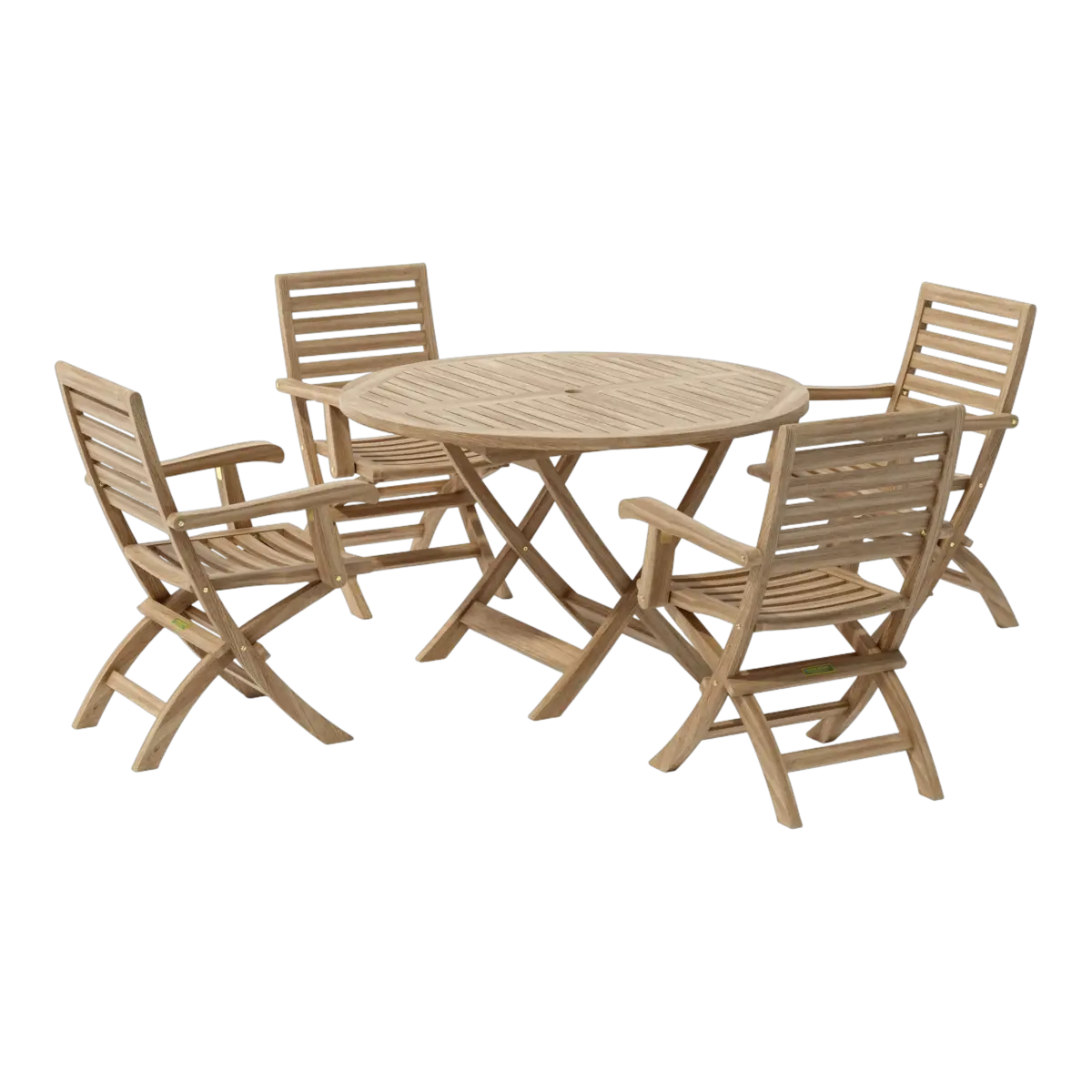 Andrew Bahama 5-Pieces Folding Dining Set - Image 2