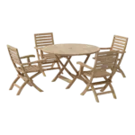 Andrew Bahama 5-Pieces Folding Dining Set - Image 2