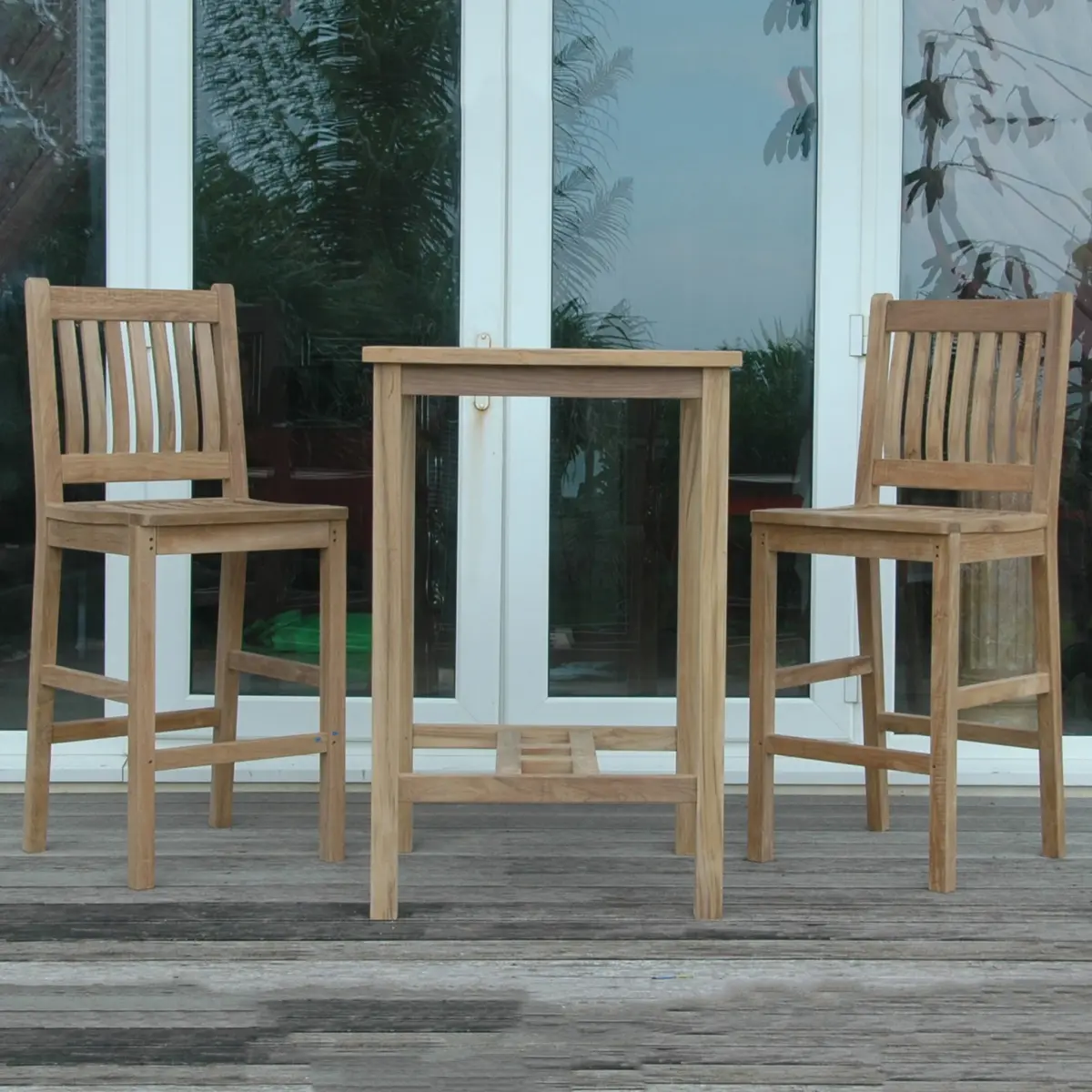 Anderson Teak - Bahama Avalon 3-Pieces Square Bar Set - Image 3