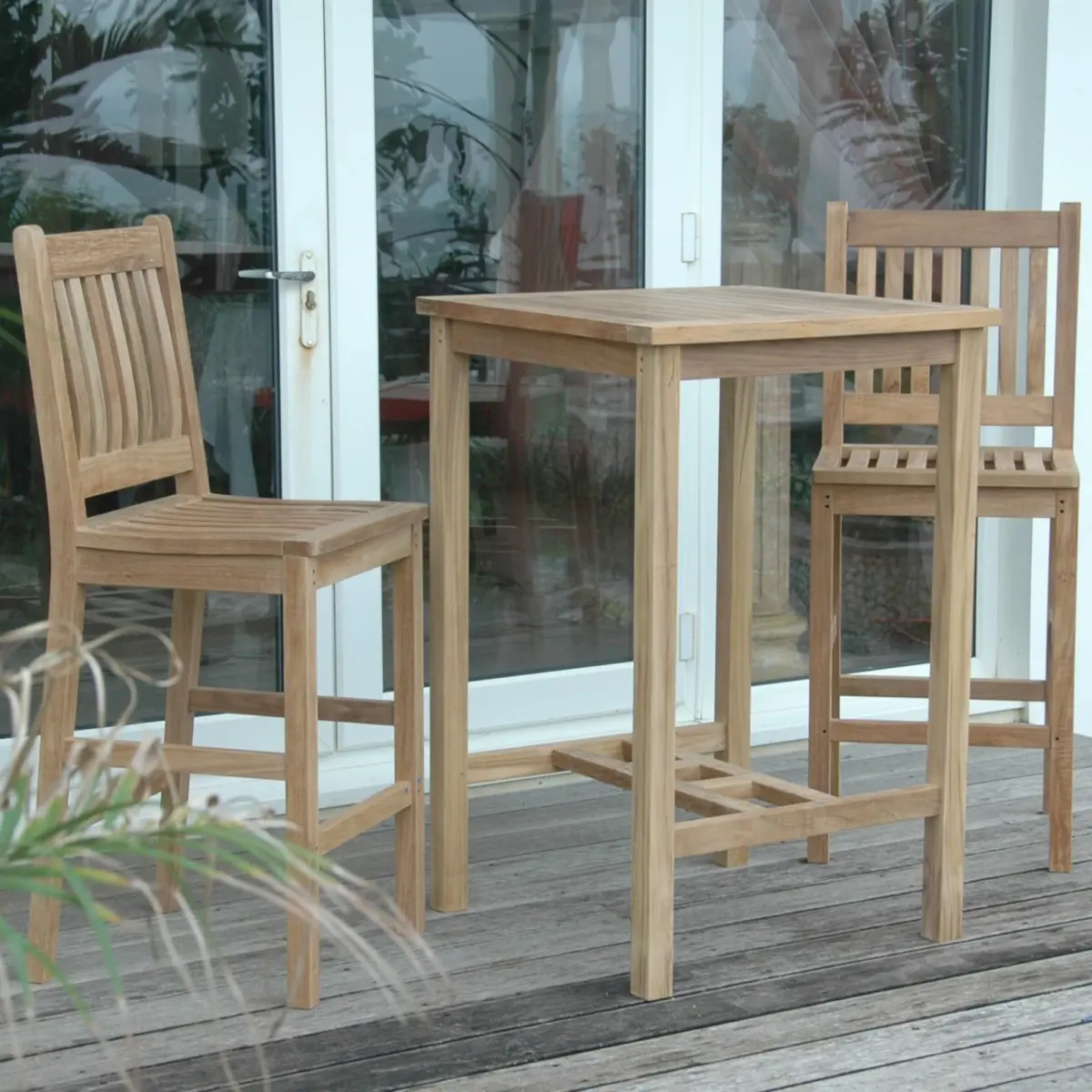Anderson Teak - Bahama Avalon 3-Pieces Square Bar Set - Image 4
