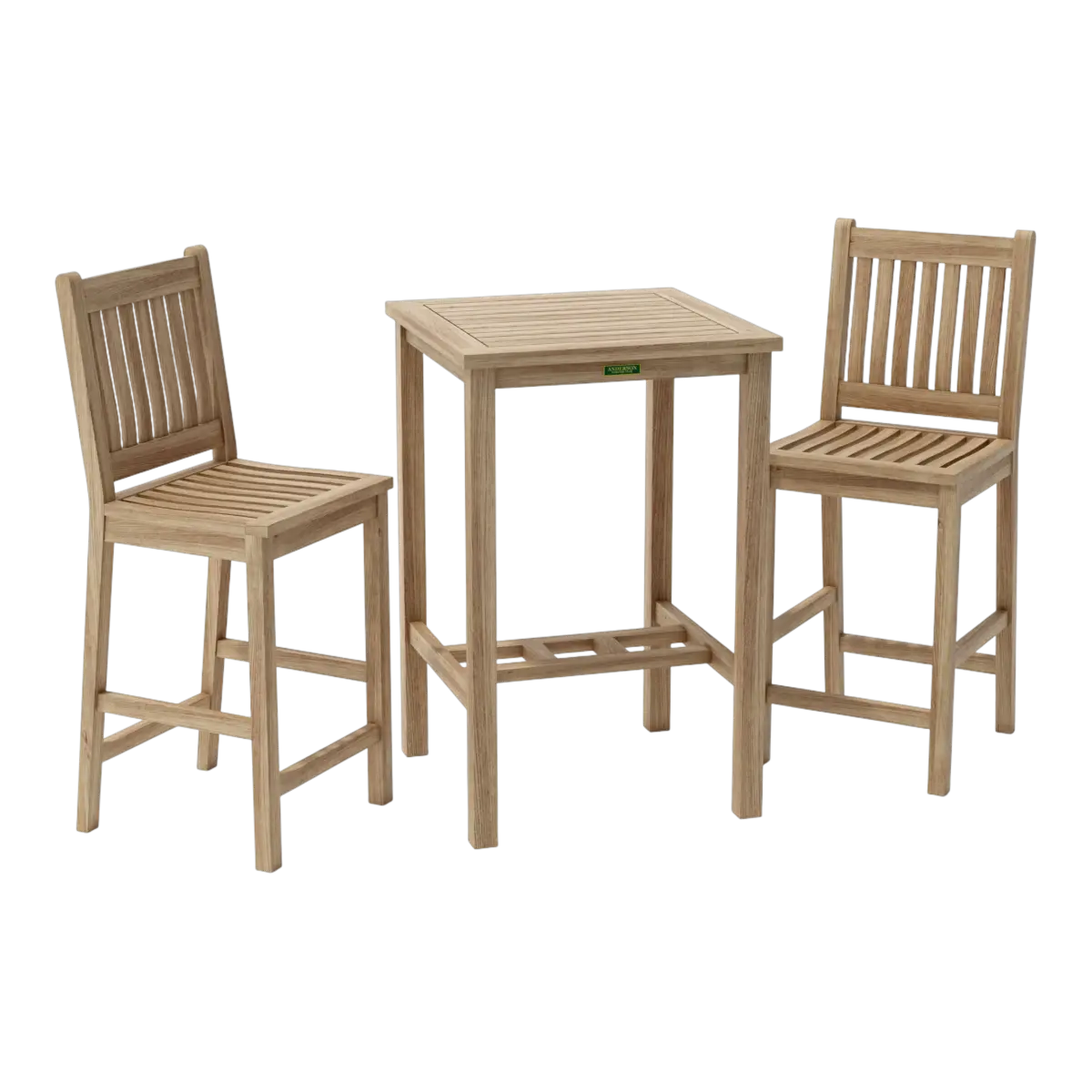Anderson Teak - Bahama Avalon 3-Pieces Square Bar Set - Image 2