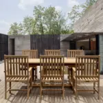 Anderson Teak - Bahama Wilshire Armchair 7-Pieces Extension Dining Set