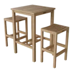 Anderson Teak - Bahama Montego 3-Pieces Square Bar Set - Image 3