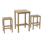 Anderson Teak - Bahama Montego 3-Pieces Square Bar Set - Image 2