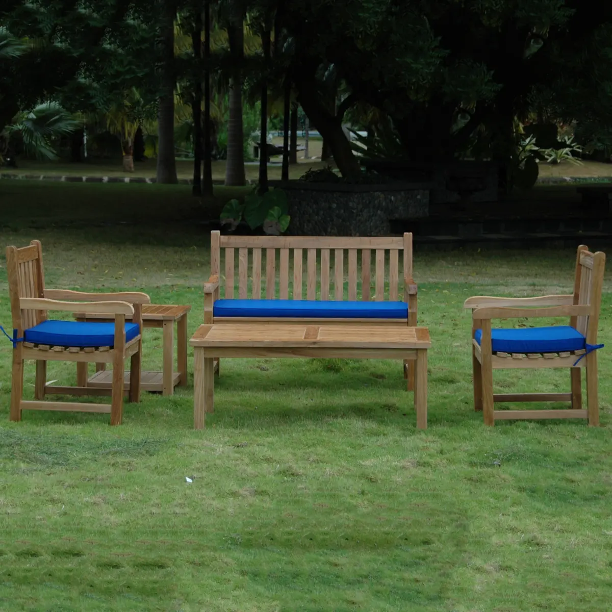 Anderson Teak - Classic 2-Seater 5-Pieces Conversation Set - Image 4