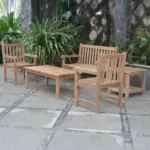 Anderson Teak - Classic 2-Seater 5-Pieces Conversation Set - Image 2