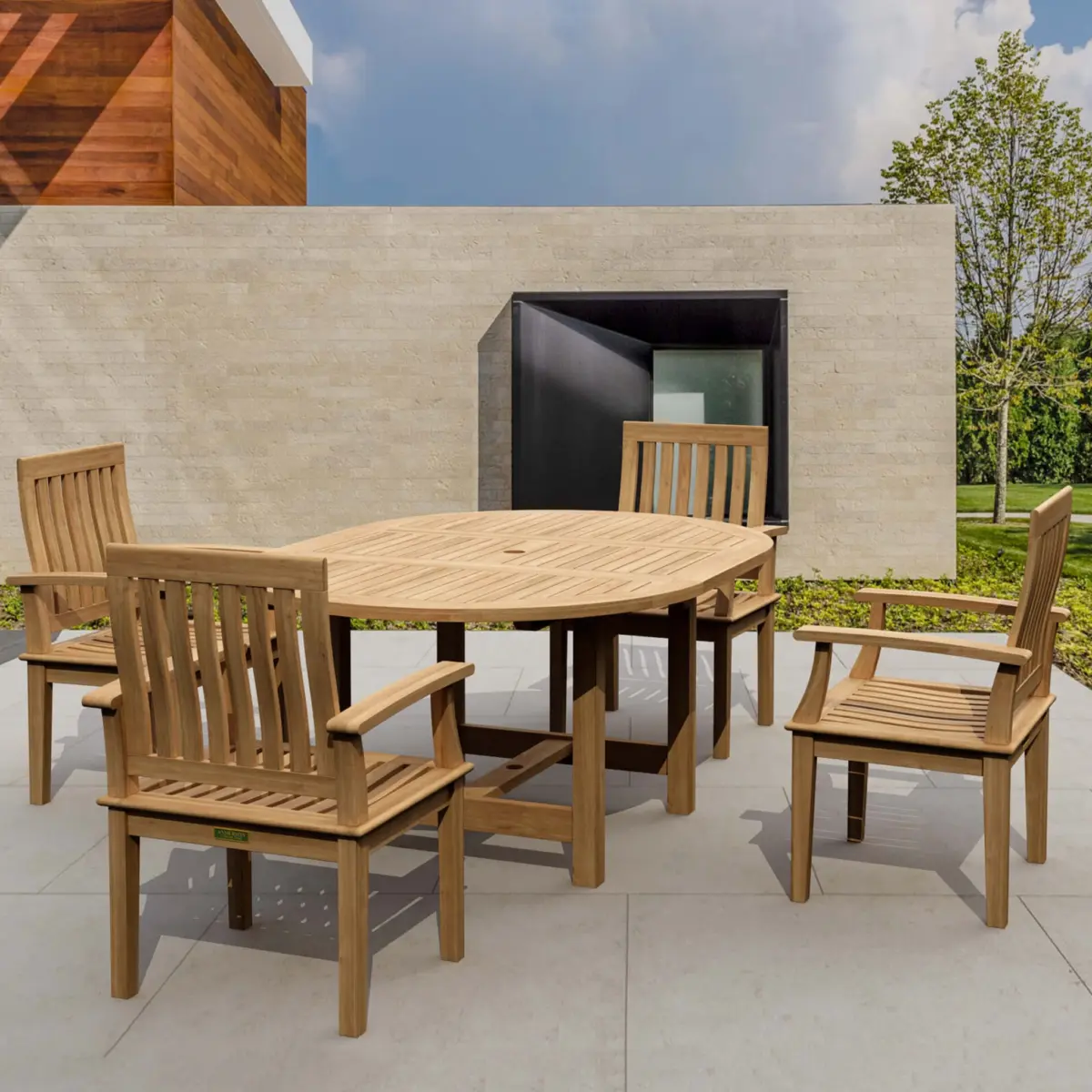 Bahama Brianna 5-Pieces Extension Dining Set - Image 1