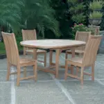 Anderson Teak - Bahama Chicago 5-Pieces Dining Set - Image 3