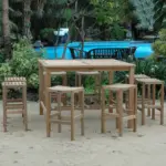 Anderson Teak - Windsor Montego 9-Pieces Square Bar Set - Image 2